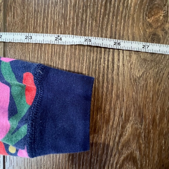 Hanna Andersson Girls Long John Hanna Jams, Floral, Size 5, Organic Cotton - Picture 10 of 12